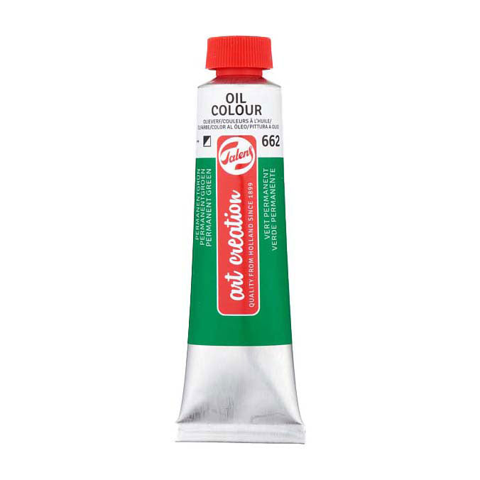 Talens - Talens art creation olieverf tube 40ml permanentgroen 662