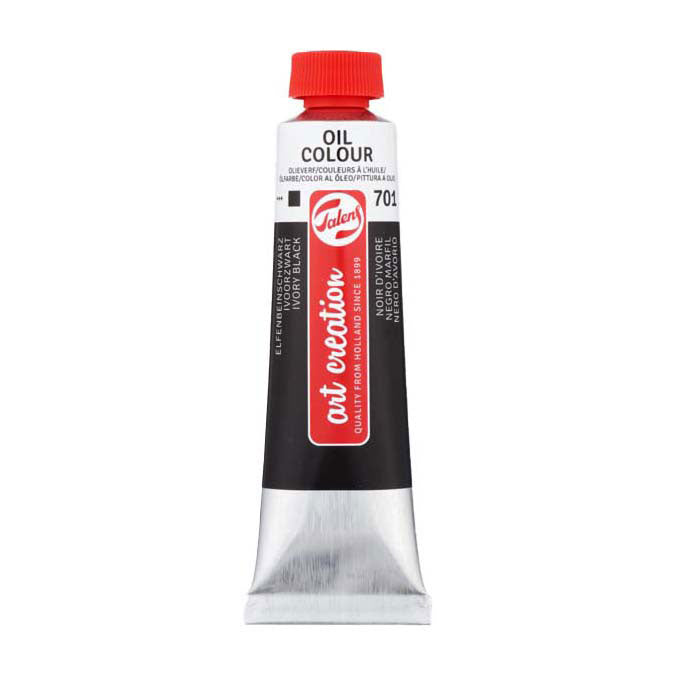 Talens - Talens art creation olieverf tube 40ml ivoorzwart 701