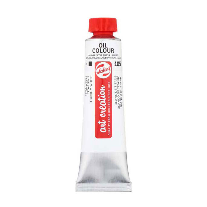 Talens - Talens art creation olieverf tube 40ml titaanwitsaffloerolie