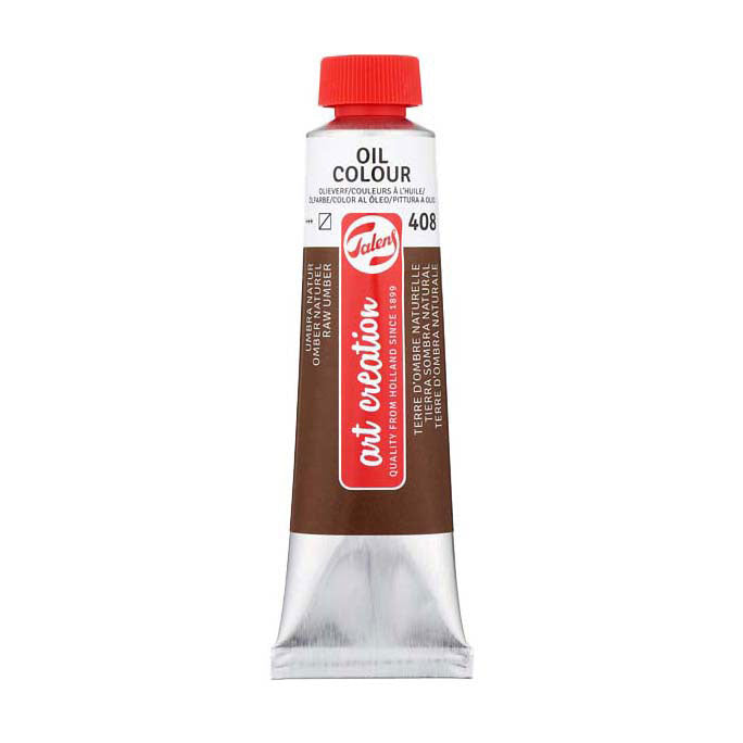 Talens - Talens art creation olieverf tube 40ml omber naturel 408