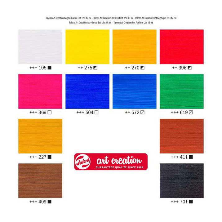 Talens - Talens art creation acrylverf set 12x12ml