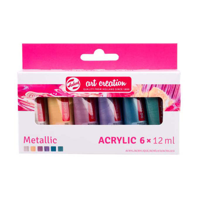 Talens - Talens art creation acrylverf set metallic 6x12ml