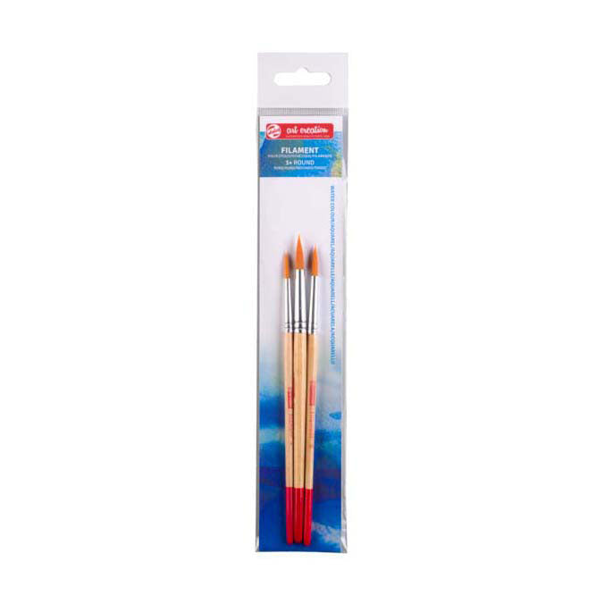 Talens - Talens art creation aquarelpenselenset v 3 rond - polyester