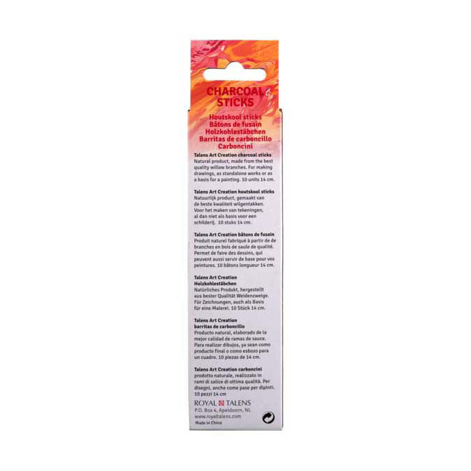 Talens Art Creation - Talens Art Creation houtskool sticks 10 stuks