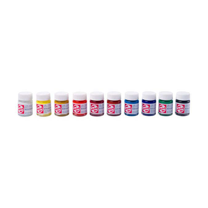 Talens - Talens gouache extra fijn set 10x16ml flacons
