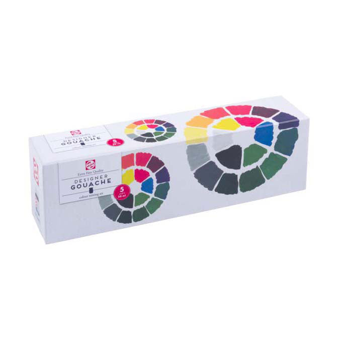 Talens - Talens gouache extra fijn set 5x50ml flacons
