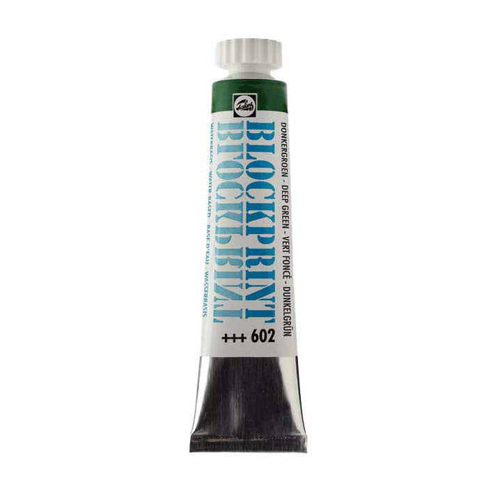 Talens blockprint tube 20ml donkergroen 602
