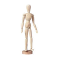 Talens - Talens ledenpop vrouw 30cm blank hout