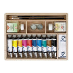 Talens - Talens Van gogh olieverf kist basic met 10 kleuren 40ml