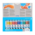 Bruynzeel - Van gogh aquarelverf set met 10 kleuren in tubes van 10ml