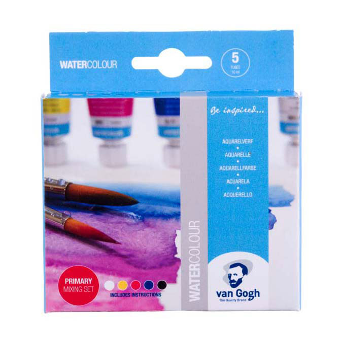 Van Gogh - Van Gogh aquarelverf primaire mengset 5x10ml tubes