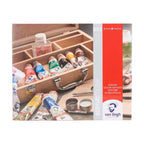 Van gogh acrylverf in kist basic met 10 kleuren in tubes van 40 ml + accessoires