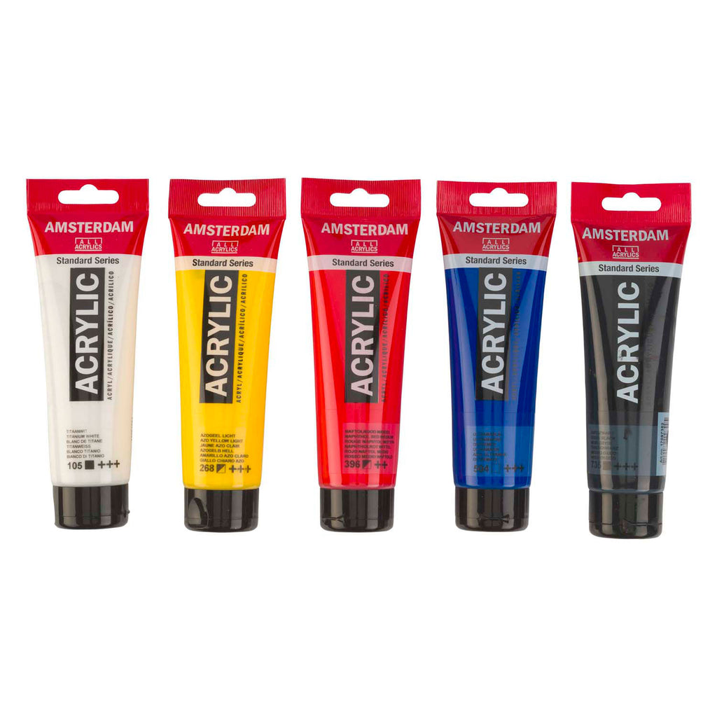 Amsterdam - Amsterdam standard series acrylverf mengset 120ml 5dlg.