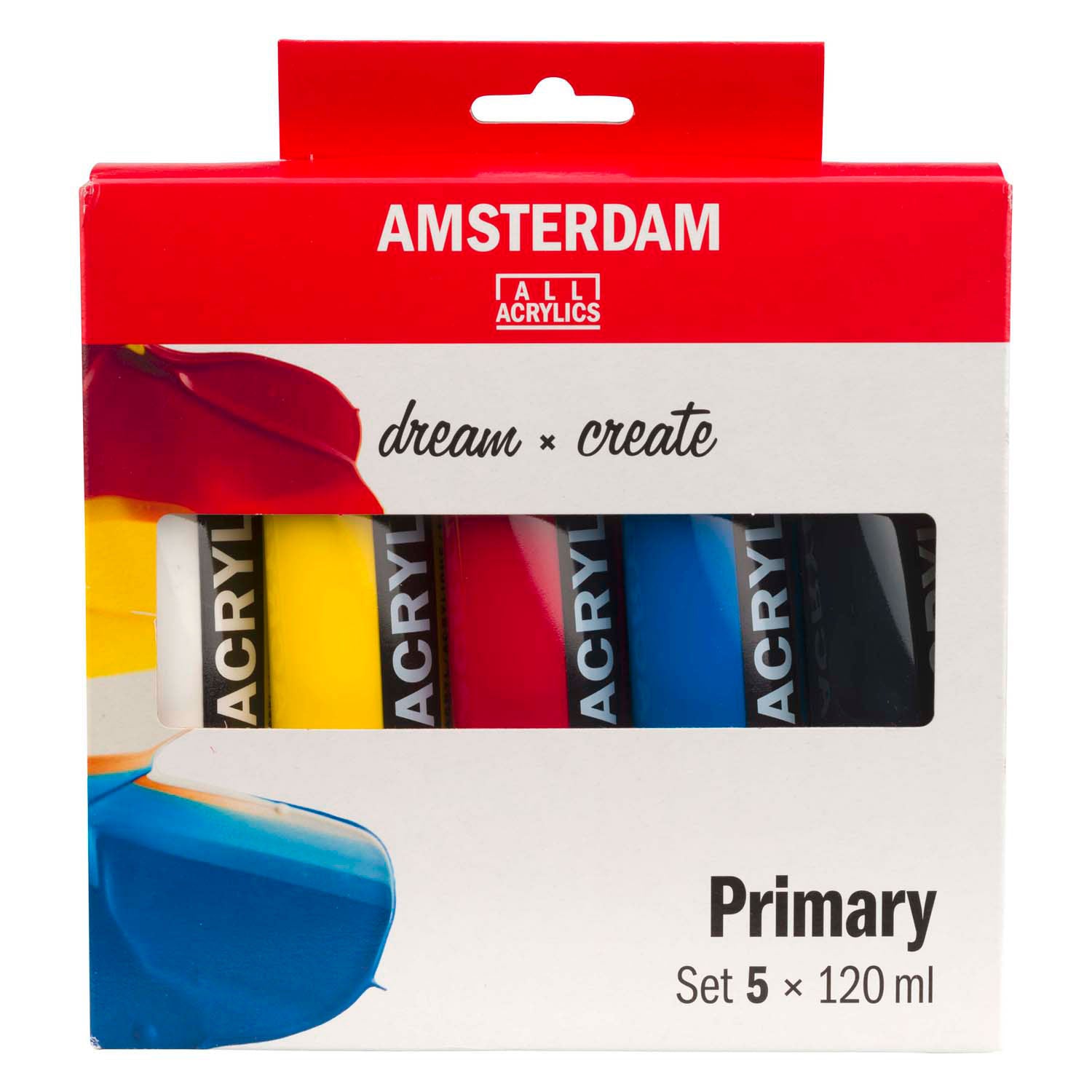Bruynzeel - Amsterdam standard series acrylverf primaire set 120ml 5dlg.