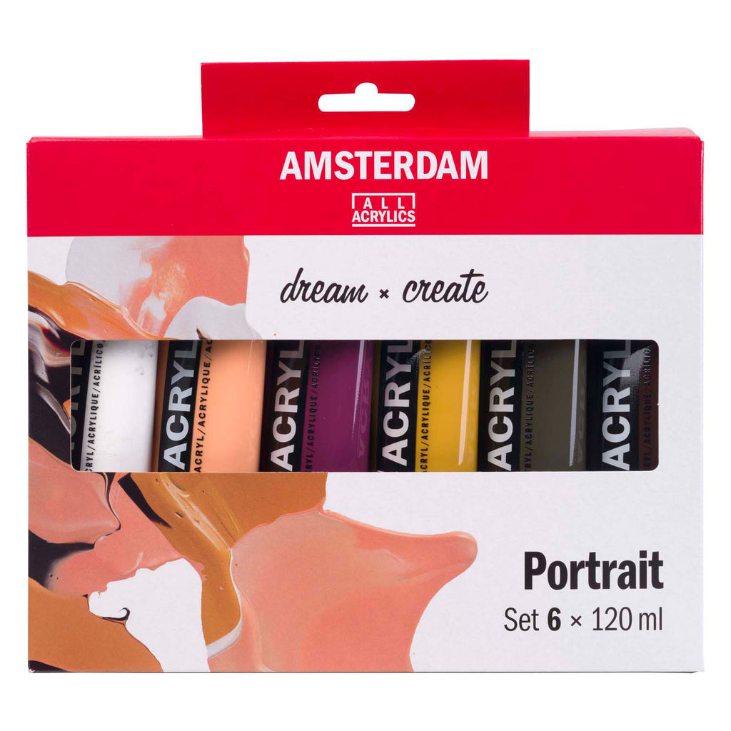 Amsterdam - Amsterdam standard series acrylverf portret set | 6 x 120 ml