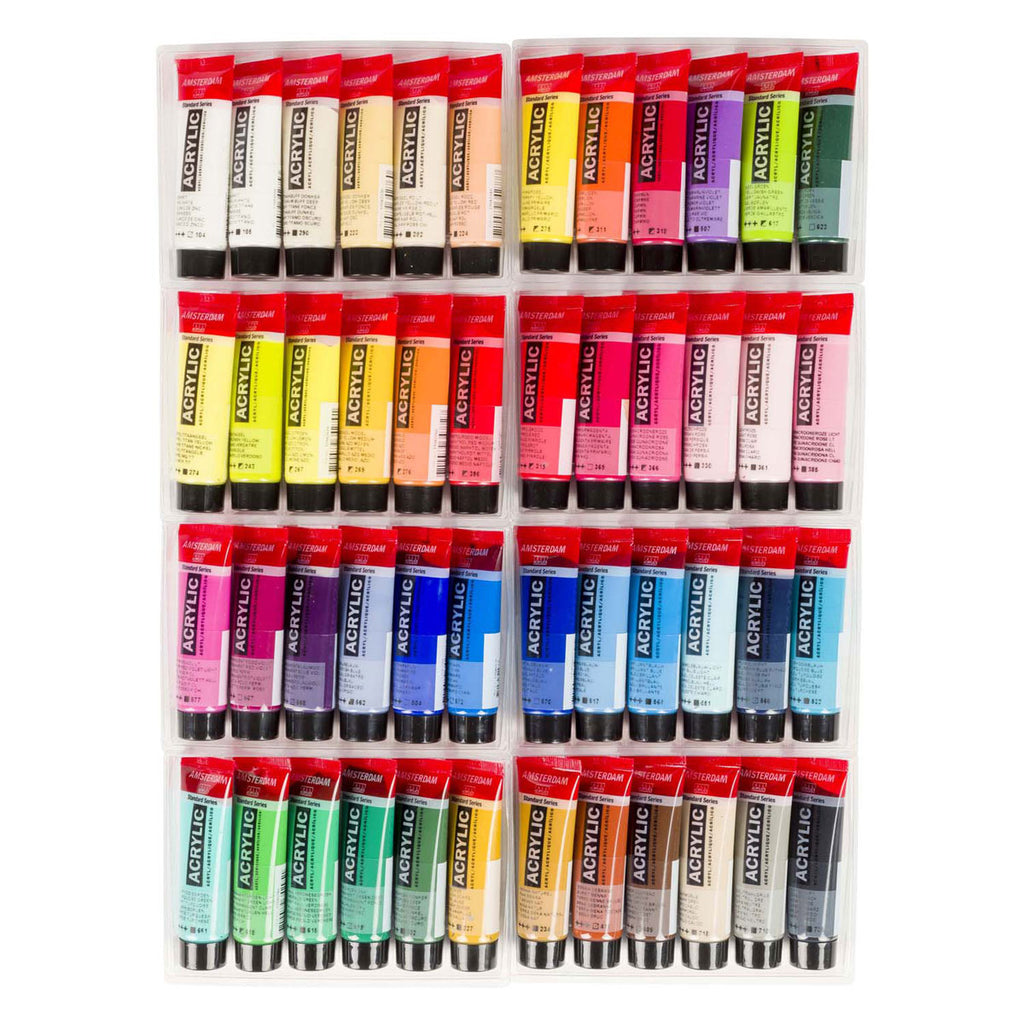 Bruynzeel - Amsterdam standard series acrylverf algemene selectie set 20ml 48dlg.