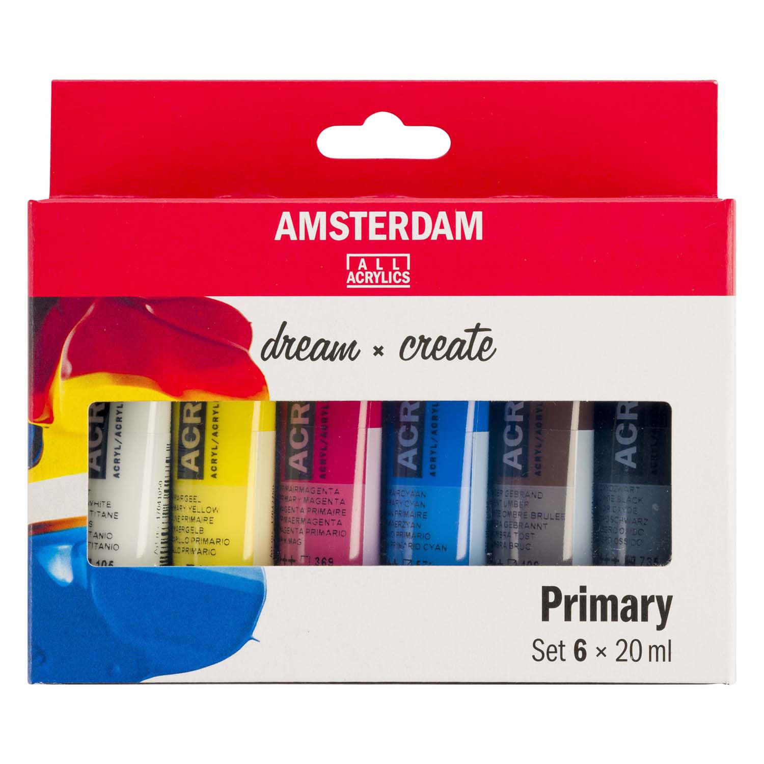 Amsterdam - Amsterdam standard series acrylverf primaire set 20ml 6dlg.