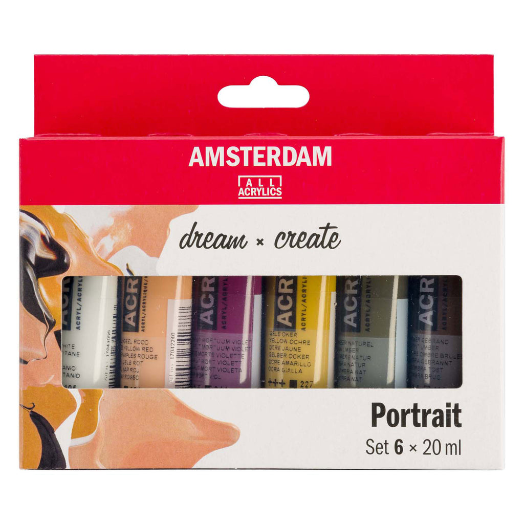 Amsterdam - Amsterdam standard series acrylverf portret set 20ml 6dlg.