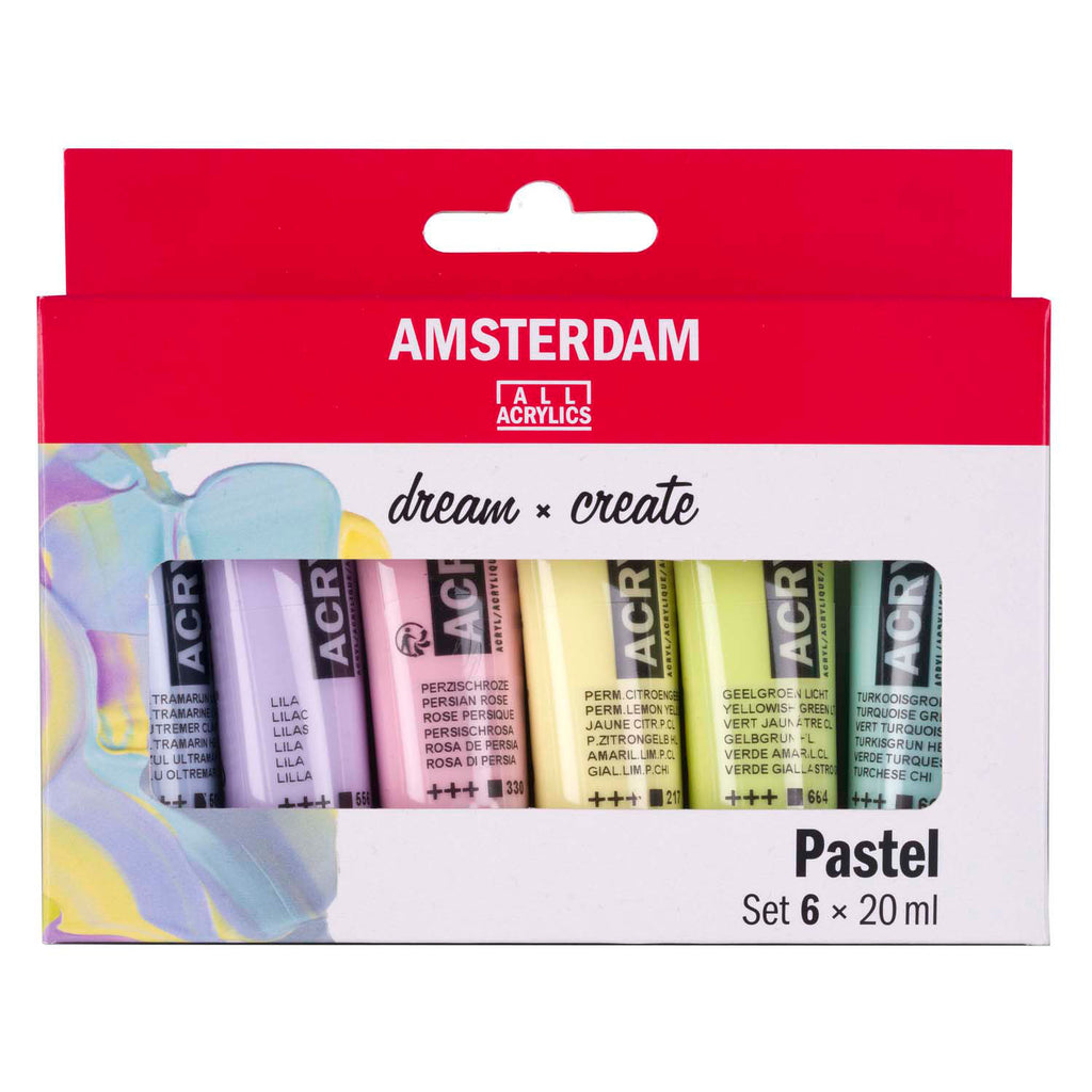 Amsterdam - Amsterdam standard series acrylverf pastel set | 6 x 20 ml