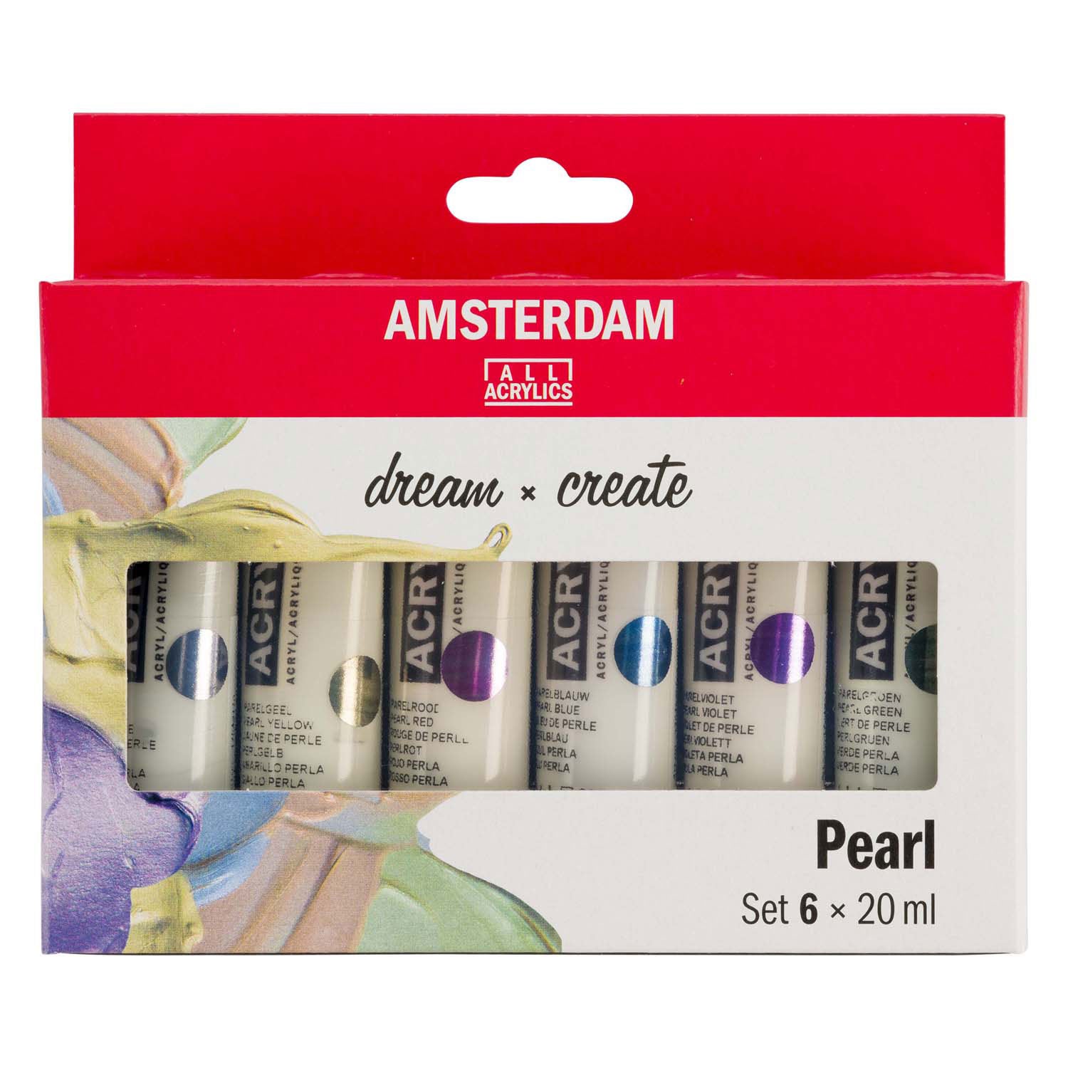 Amsterdam - Amsterdam standard series acrylverf parelmoer set 20ml 6dlg.