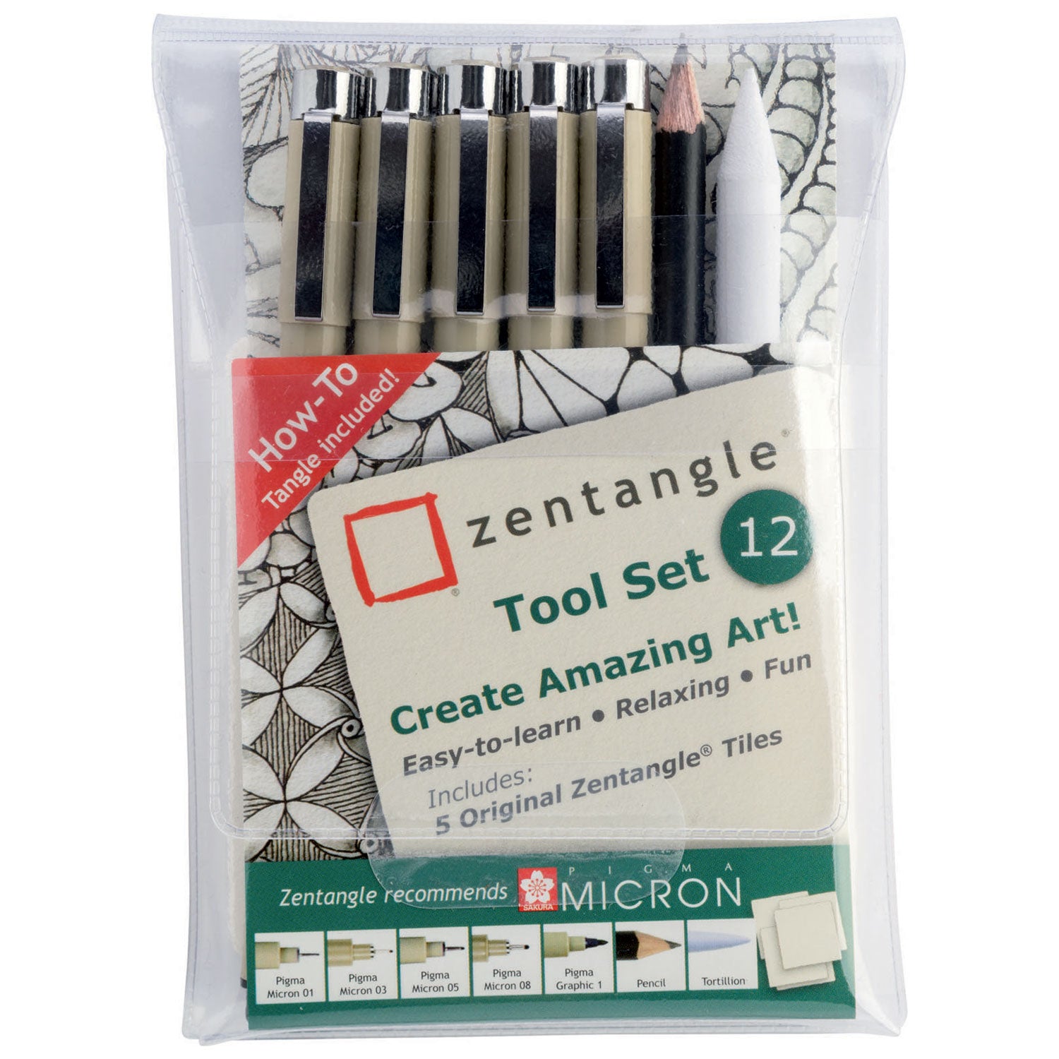 Sakura - Sakura zentangle toolset 12dlg.