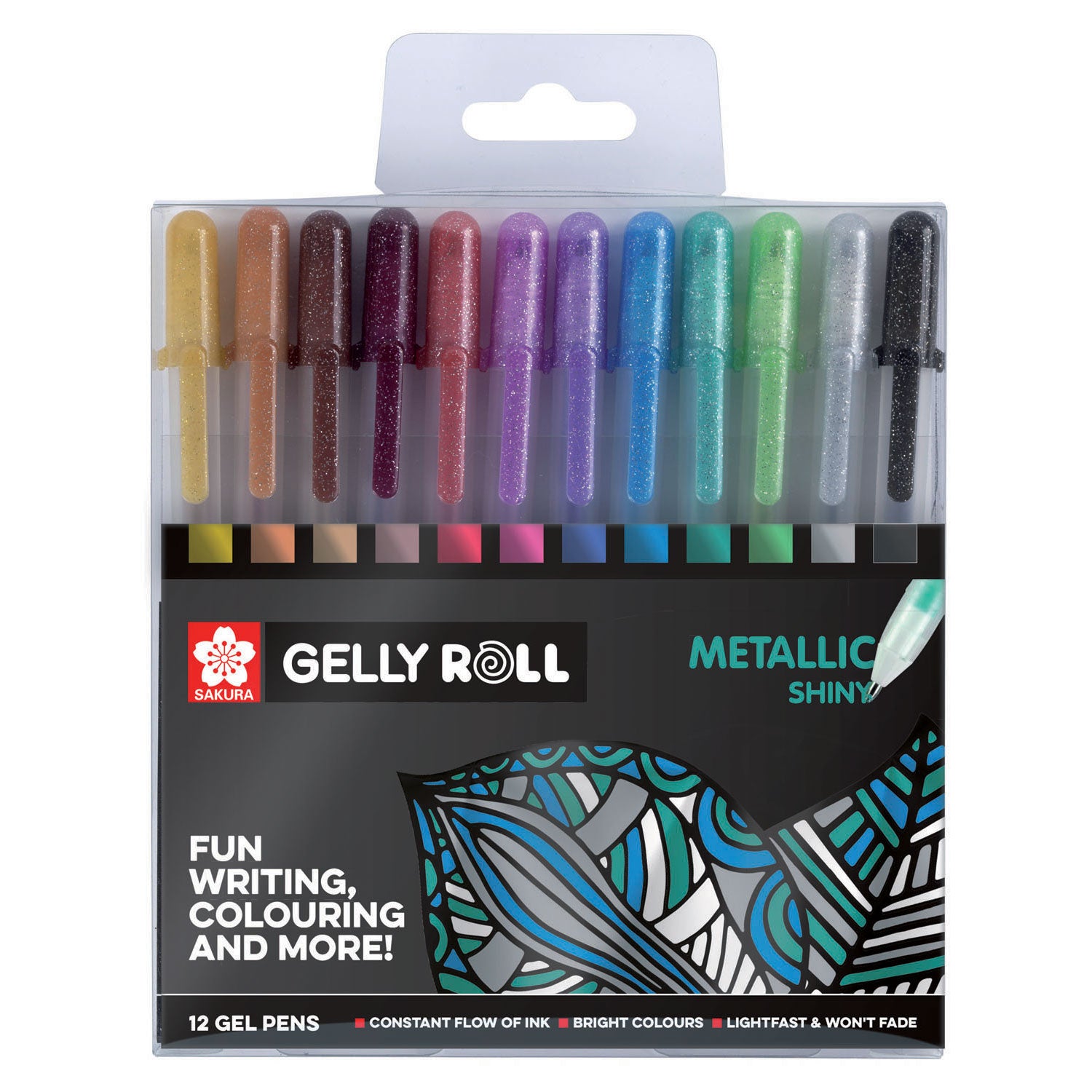 Sakura - Sakura gelly rolls metallic 12 stuks