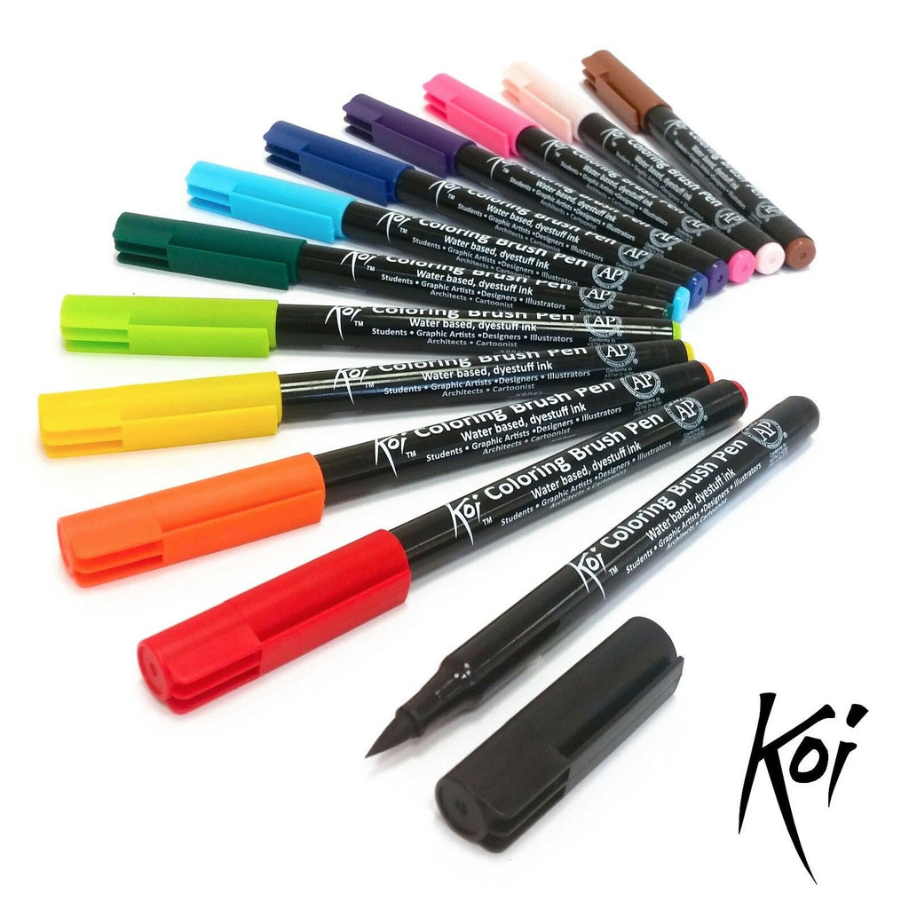 Sakura - Sakura koi color brush penseelstiften set 12dlg.