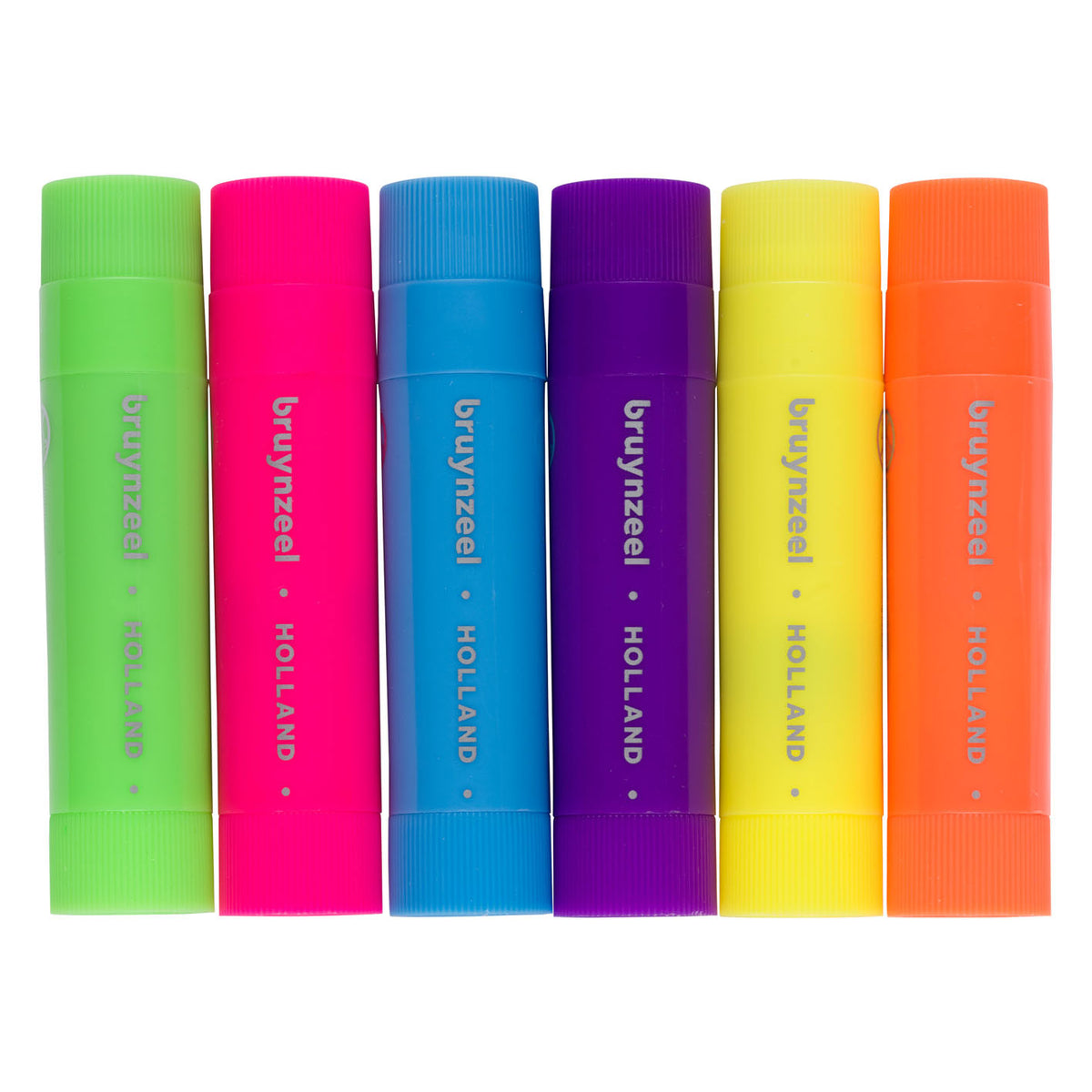 BRUYNZEEL - BRUYNZEEL plakkaatverf sticks set neon | 6 kleuren