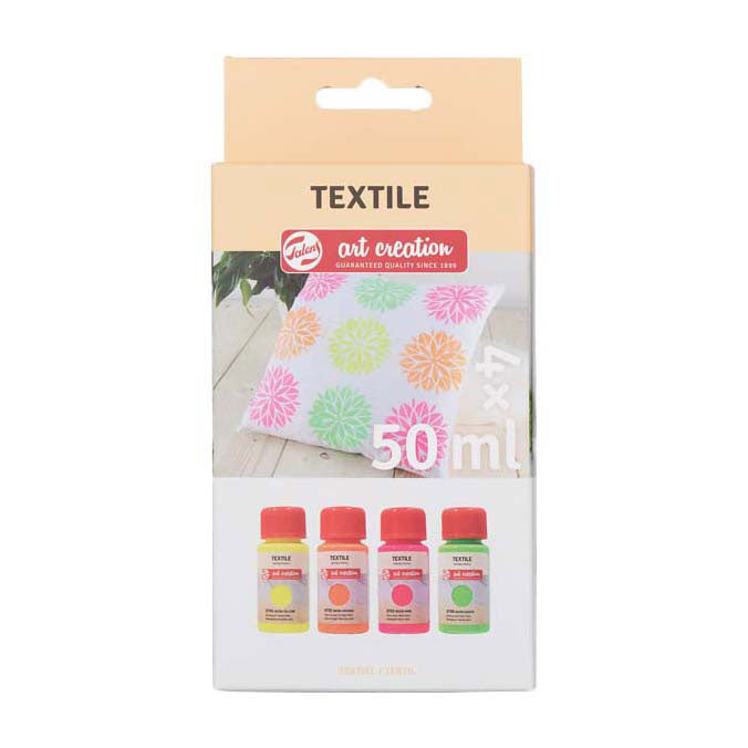 Talens - Talens art creation textielverf neon 4x50ml