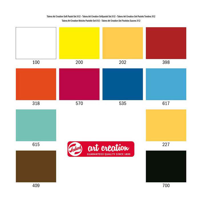 Talens - Talens art creation softpastels 12 stuks
