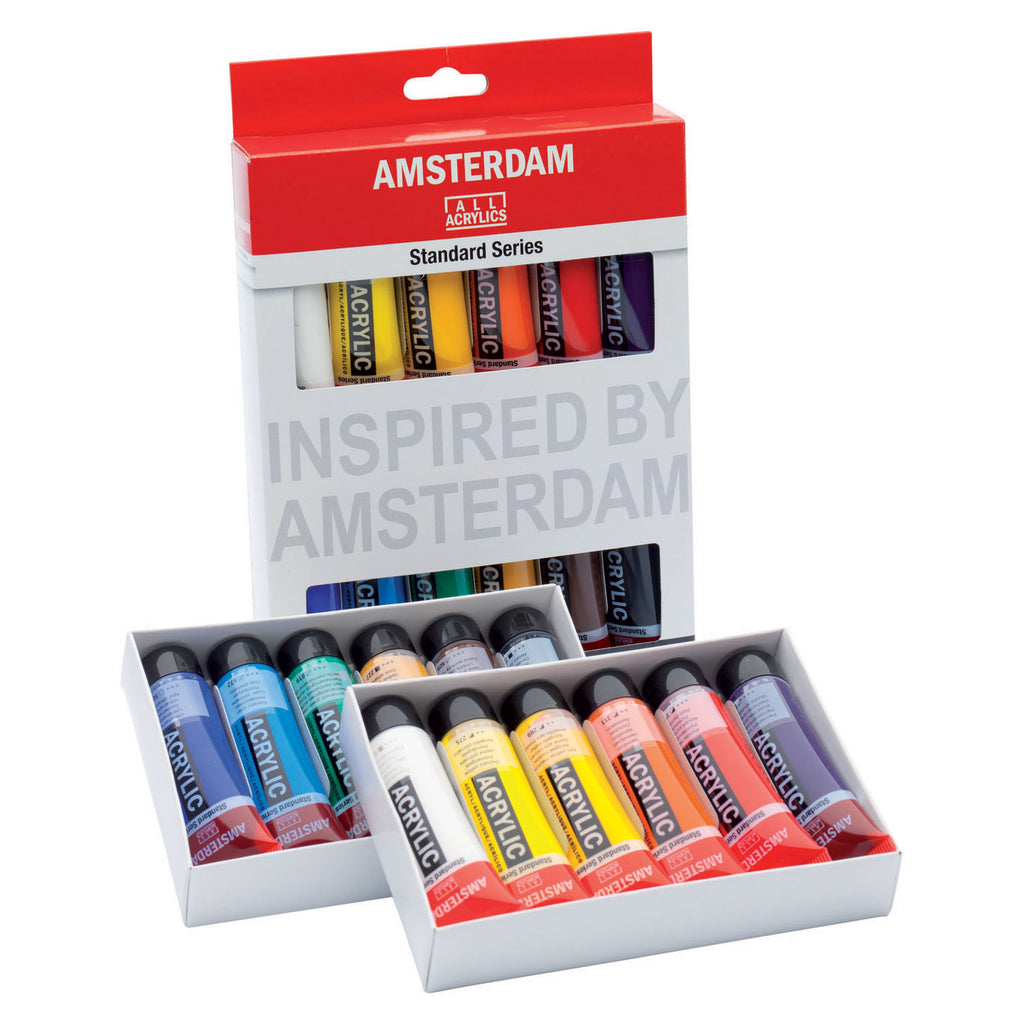 Talens - Talens Amsterdam acrylverf standard set 12dlg.