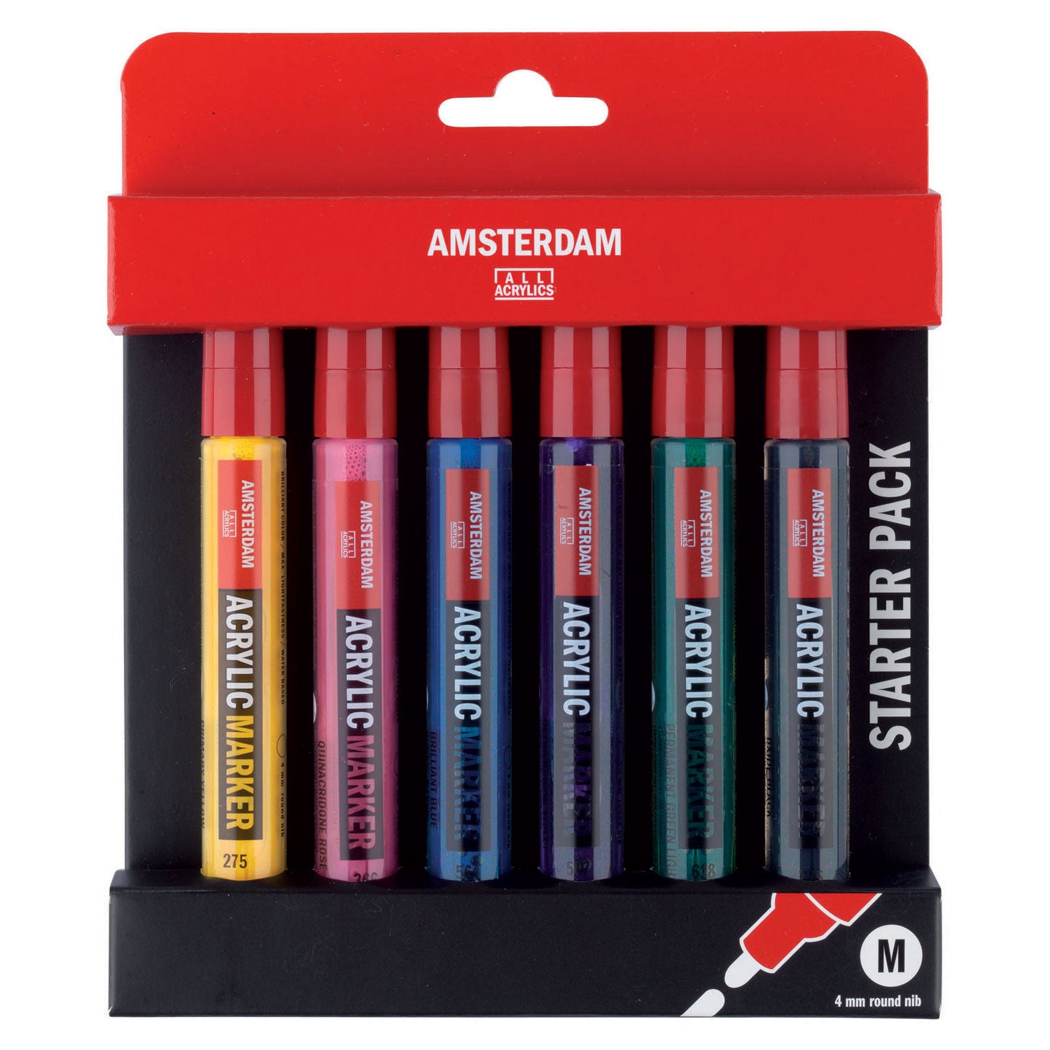 Amsterdam - Amsterdam acryl marker basisset 6dlg.