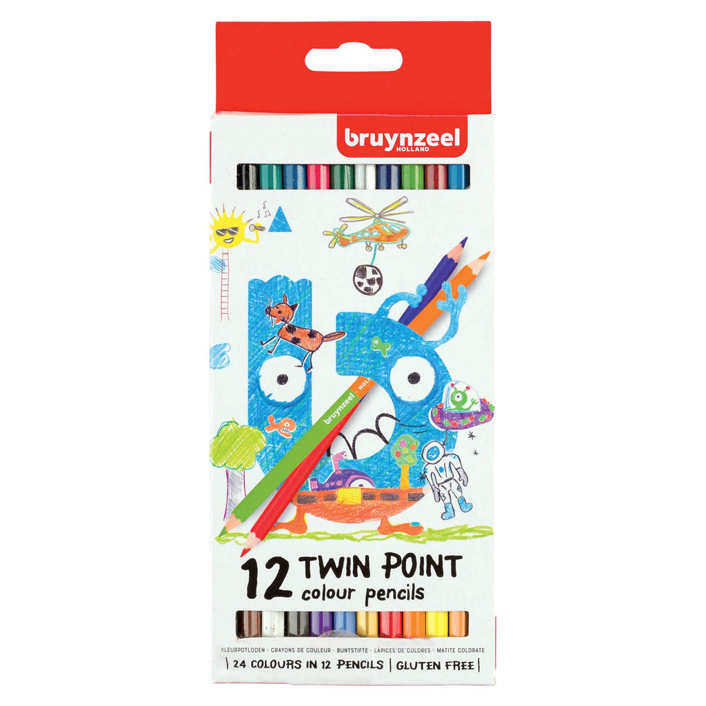 BRUYNZEEL - BRUYNZEEL kids twin point kleurpotloden 12 stuks