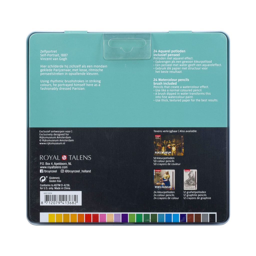 Van Gogh - Van Gogh rijksmuseum aquarelpotloden 24 stuks