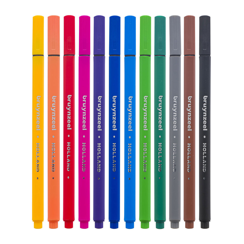 Bruynzeel - fineliners 12 stuks