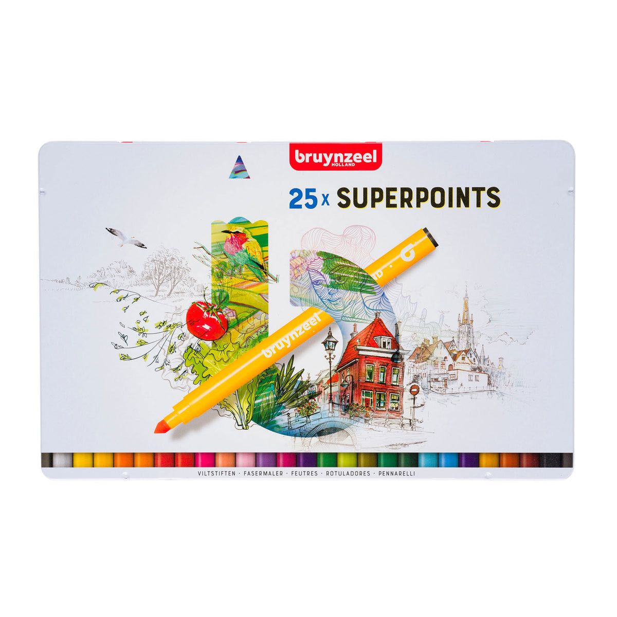 Bruynzeel - viltstiften superpunt 25st.