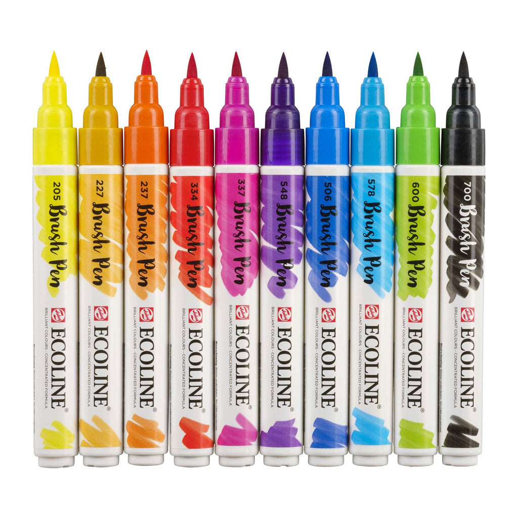 Talens - Talens ecoline brush pen 10 stuks