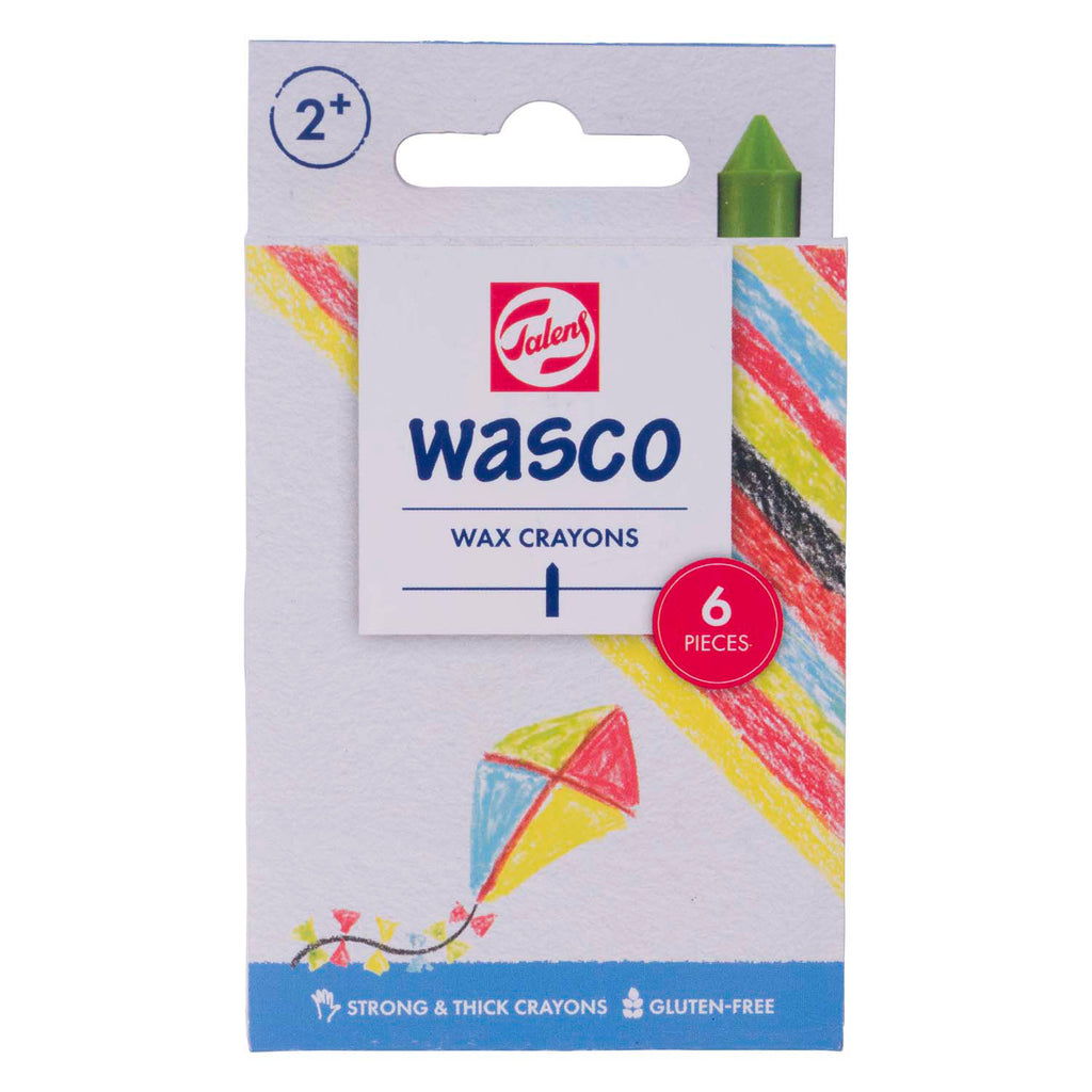 Talens - Talens wasco waskrijt set - 6 kleuren