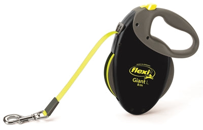 Flexi - rollijn giant tape neon zwart / geel