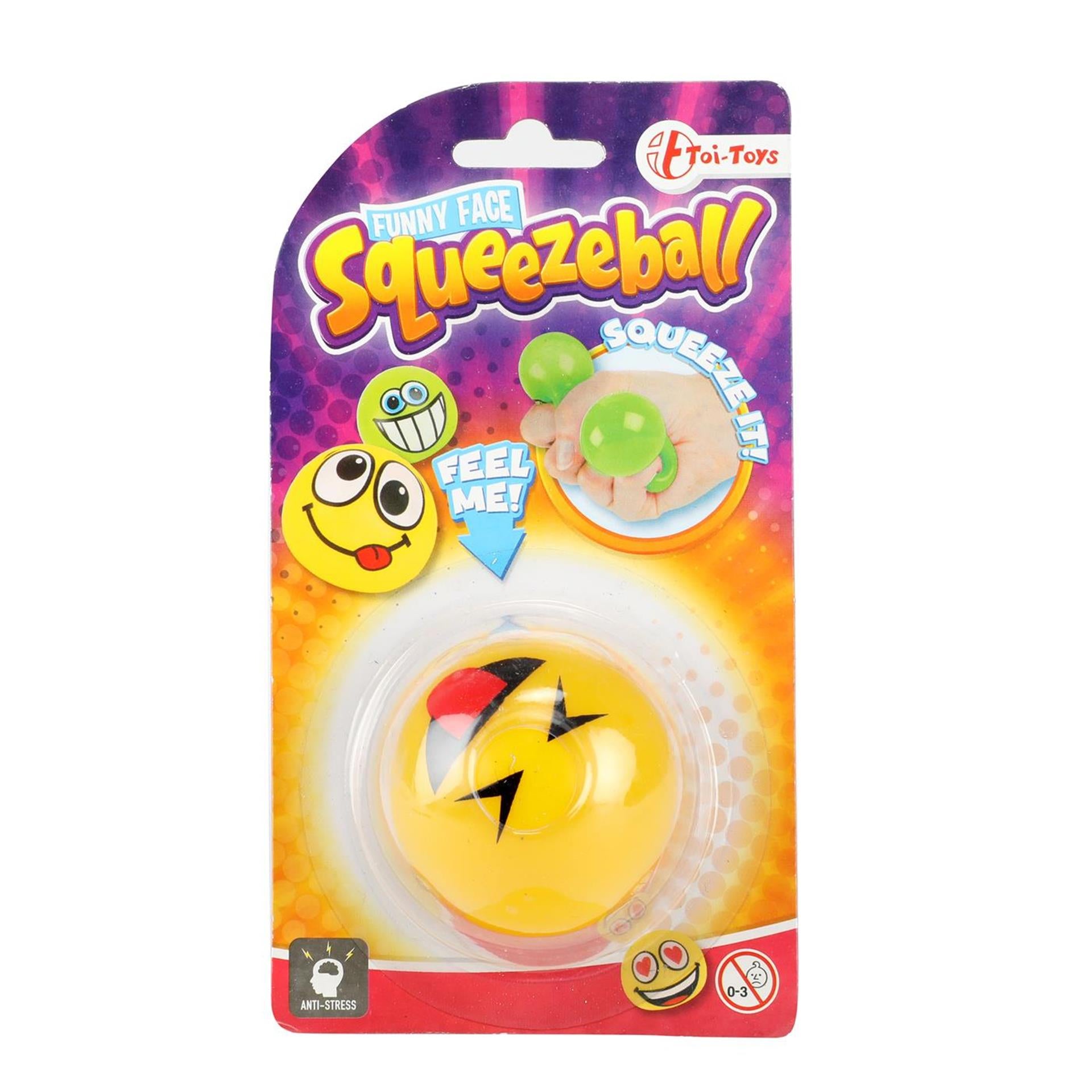 Toi-Toys - Toi-Toys Toi toys fun squeezeball emoji op kaart