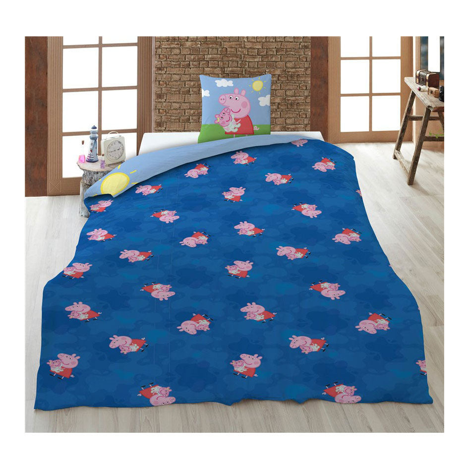 Peppa Pig - Peppa Pig dekbedovertrek family - 140 x 200 cm