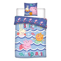 Peppa Pig - Peppa Pig dekbedovertrek splash - 140 x 200 cm