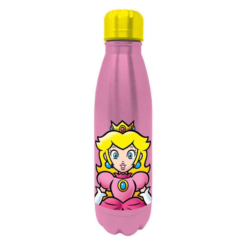 Super Mario - Super Mario peach rvs drinkfles - 540ml
