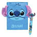 Lilo stitch luxe pluche notitieboek met pen