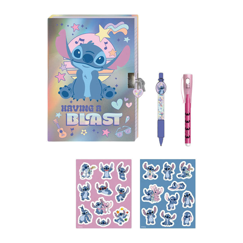 - Lilo & Stitch Dagboek met Slot Magische Pennen en Stickers