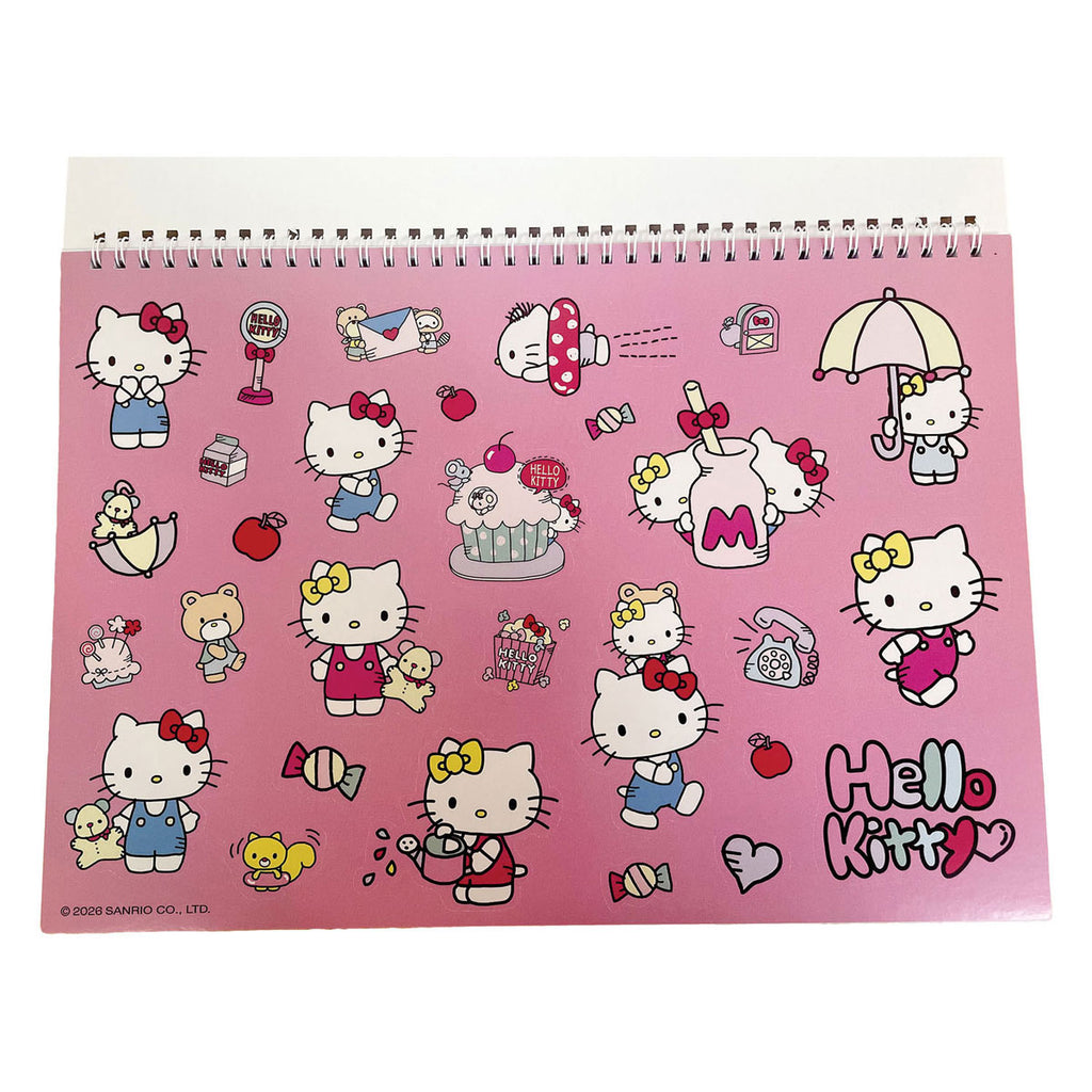 Ty - Ty Hello kit schetsboek a4 spiraal - 40 vellen met stickers