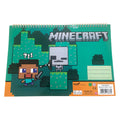 - Minecraft Schetsboek A4 Spiraal - 40 Vellen met Stickers