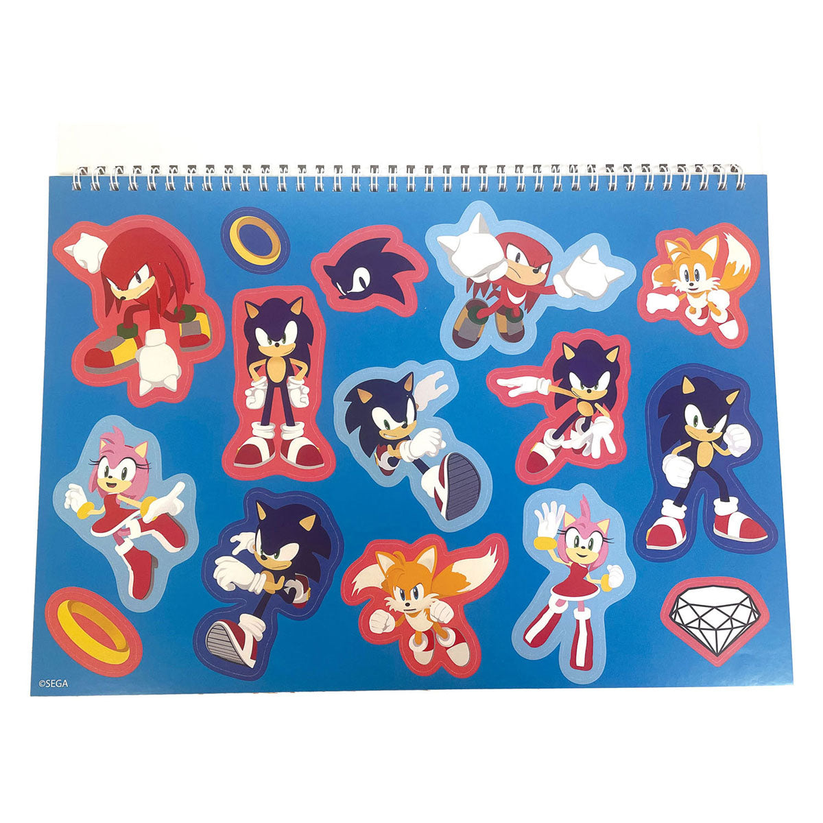 Sonic - Sonic schetsboek a4 spiraal - 40 vellen met stickers