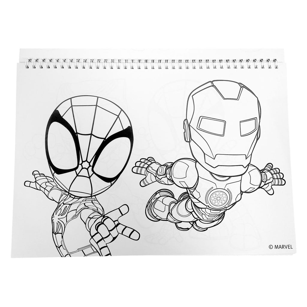 - Spidey Schetsboek A4 Spiraal - 40 Vellen met Stickers