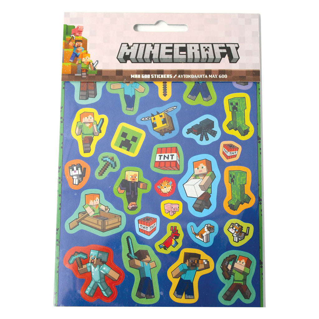 - Minecraft Stickerboekje - 600 Stickers
